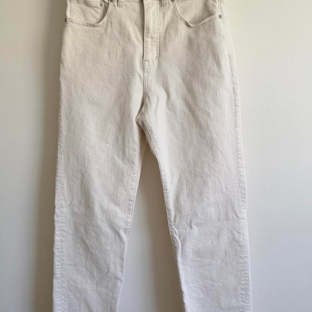 Madewell 90 Straight White jeans size 27